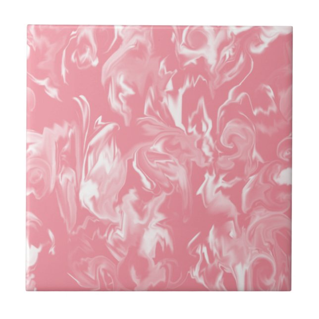 Light Pink & White Mixed Colour Tile (Front)
