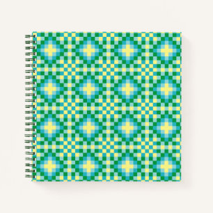 Light Pixel Pattern Notebook
