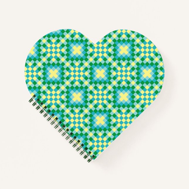 Light Pixel Pattern Notebook (Front)