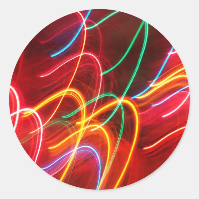 Light Play Classic Round Sticker (Front)