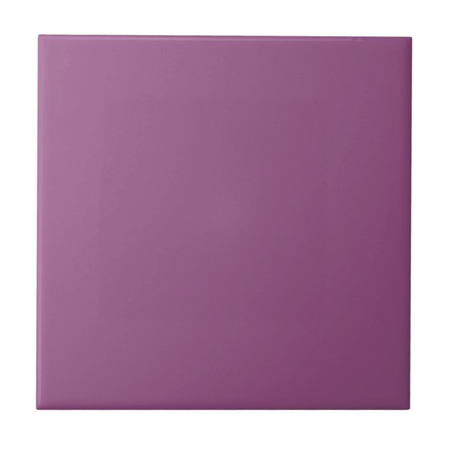 Light Plum Ceramic Tile (Front)