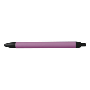Light Plum Solid Colour, Elegant Minimalist Black Ink Pen
