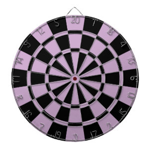 Light Purple And Black Dartboard