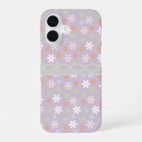 Light purple background with lace Bloomy pattern