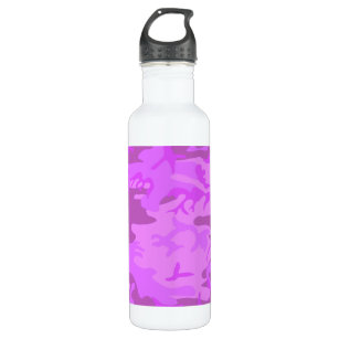 Light Purple Camouflage 710 Ml Water Bottle
