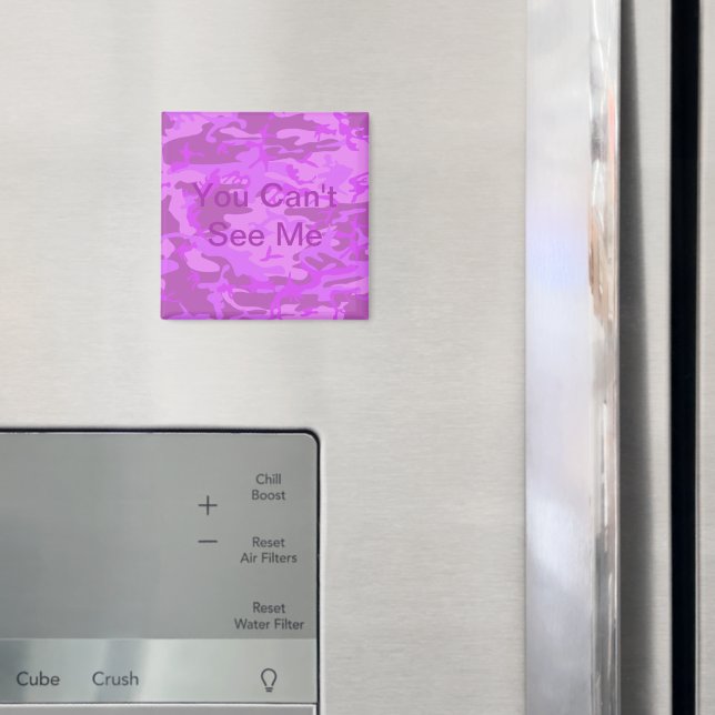 Light Purple Camouflage Magnet (In Situ (Fridge))