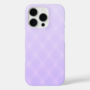 Light Purple Diamond Pattern iPhone 16 Pro Case