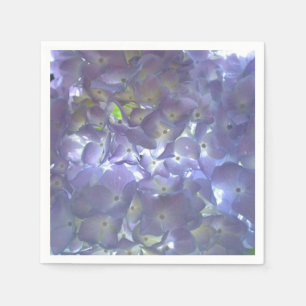 Light purple floral Lavender Hydrangeas Napkin