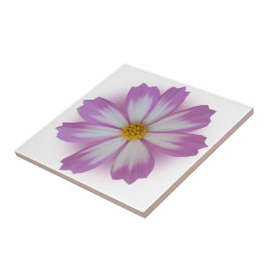 Light purple flower ceramic tile