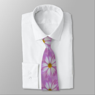 Light purple flower tie
