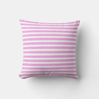 Light Purple Geometric Stripes  Cushion