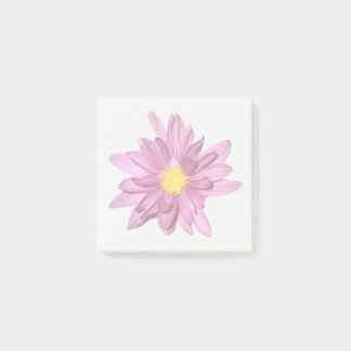 Light Purple Gerbera Sticky Notes