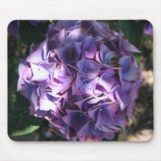 Light Purple Hydrangea Flower Mouse Pad (Front)