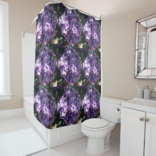 Light Purple Hydrangea Flower Shower Curtain