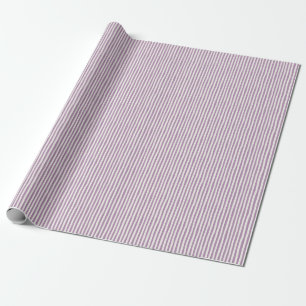 Light Purple & Ivory Wonky Stripes Wrapping Paper