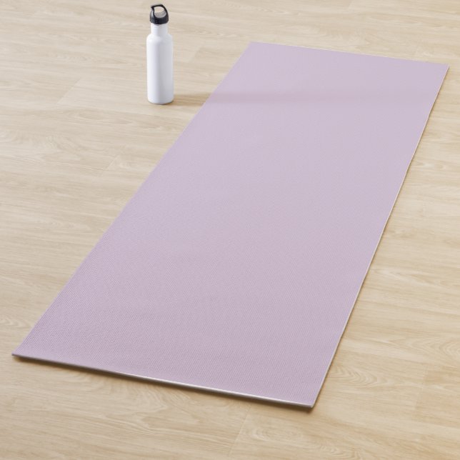 Light Purple Lavender Solid Colour Yoga Mat (In Situ)