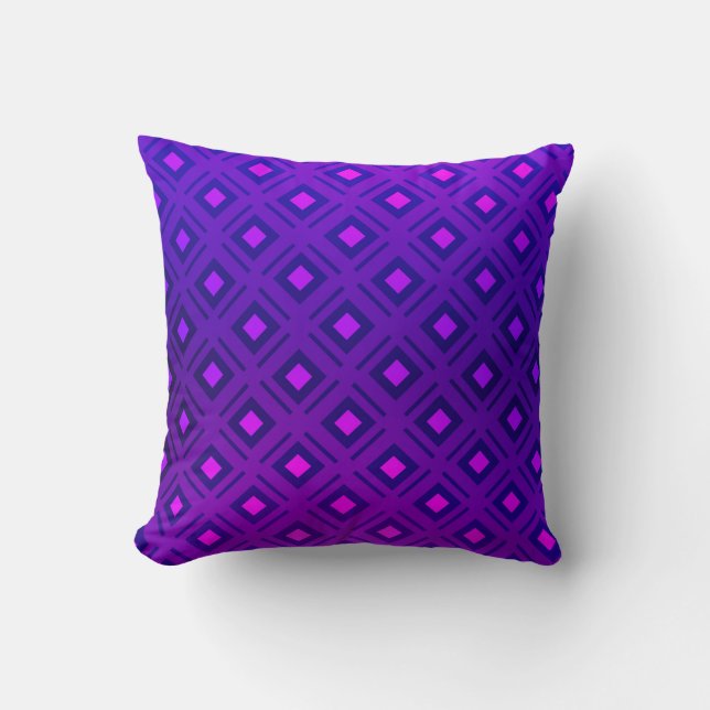 Light Purple layout with lines, rectangle. Shining Cushion (Front)