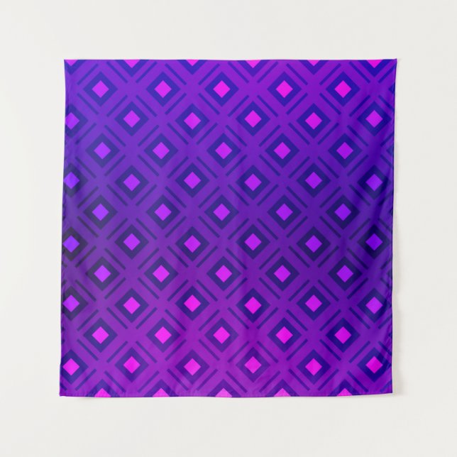 Light Purple layout with lines, rectangle. Shining Tapestry (Front)