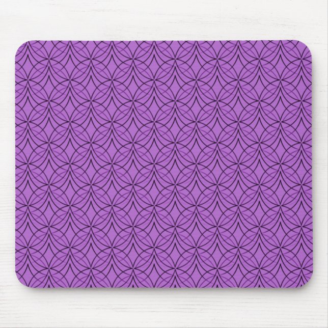 Light Purple Metro Retro Mousepad (Front)