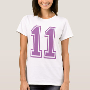 LIGHT PURPLE NUMBER 11 T-Shirt
