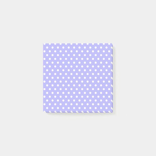 Light purple   Polka Dots Post-it Notes (Front)
