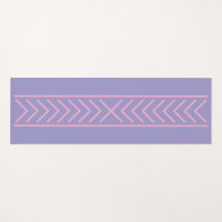 Light Purple & Red Yoga Mat