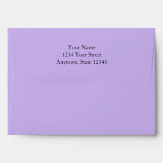 Light Purple  RSVP Card or Greeting Card Envelopes
