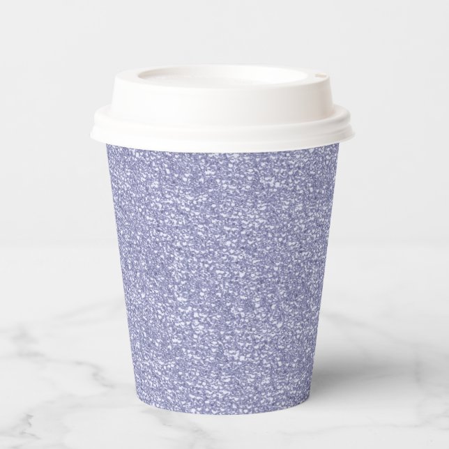 LIGHT PURPLE SEQUINS-PAPER PARTY CUPS (Front)