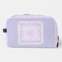 light purple snowflake & glittering heart