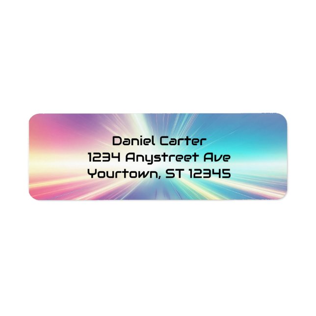 Light Radiation  Return Address Label (Front)