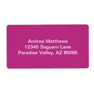 Light Raspberry Solid Colour