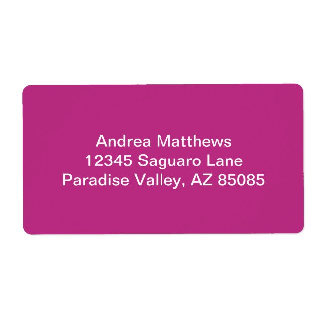 Light Raspberry Solid Colour (Front)