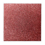 Light red glitter ceramic tile<br><div class="desc">Trendy and modern light red glitter gift ideas (not real glitter). Ideal for women,  girls and teenagers.</div>