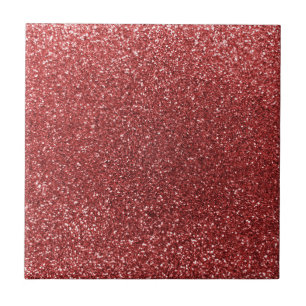 Light red glitter ceramic tile