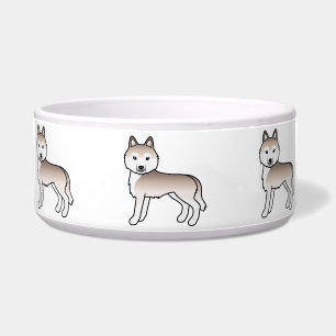 Light Red Siberian Husky Cute Cartoon Dogs