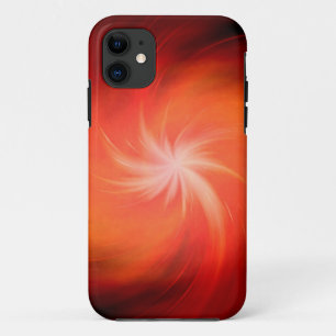 Light red spiral galaxy iPhone 11 case