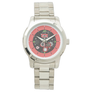 Light red watch
