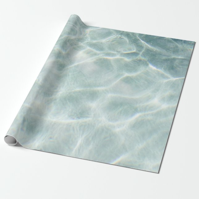 Light reflected on water at daytime wrapping paper (Unrolled)