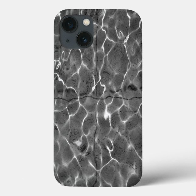 Light Reflections On Water: Black & White Case-Mate iPhone Case (Back)