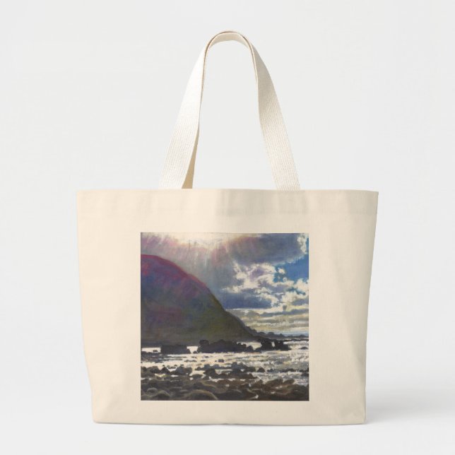 Light rolling in 2013 large tote bag (Front)