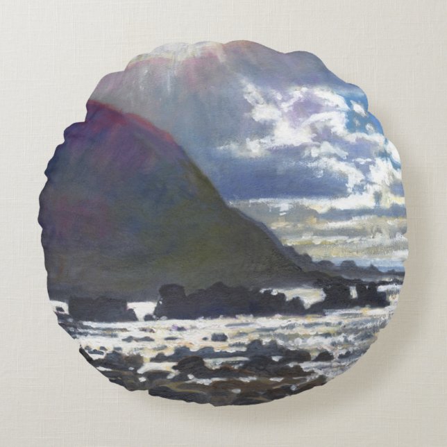 Light rolling in 2013 round cushion (Front)