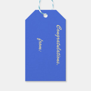 Light Royal Blue 10-Pack of Gift Tags