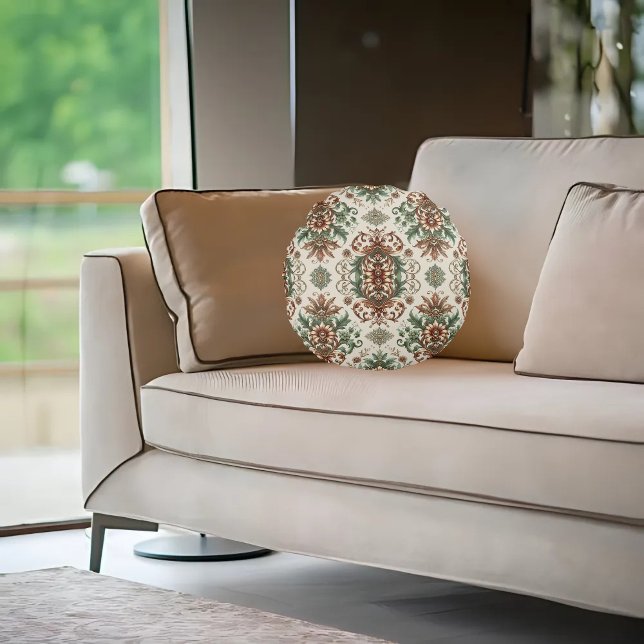 Light Rustic Round Cushion (Creator Uploaded)