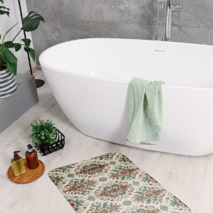 Light Rustic Traditional Bath Mat