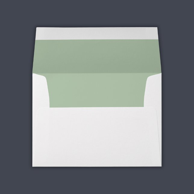 Light Sage Green Lined Envelope (Light Sage Green Lined Envelope
)