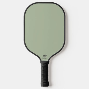 Light Sage Green Solid Colour Pickleball Paddle