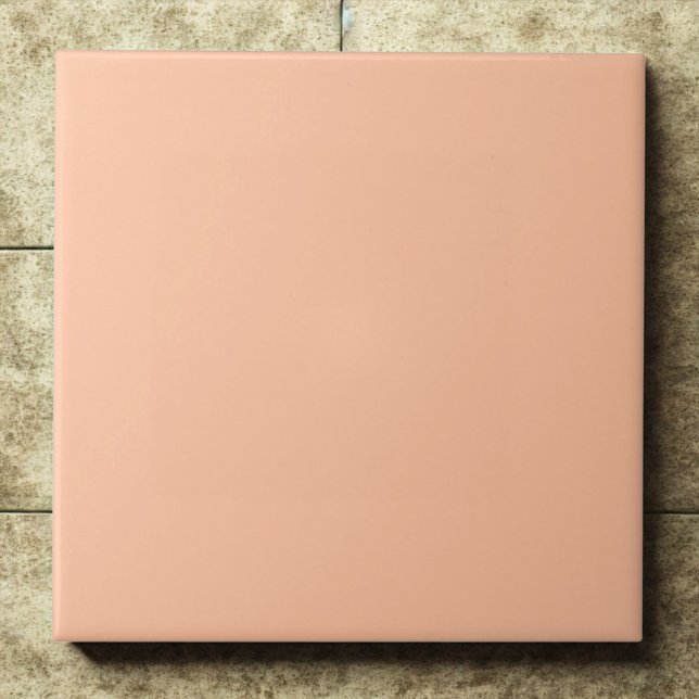 Light Salmon #ffc3a0 – Fresh, Soft, Uplifting Ceramic Tile (Creator Uploaded)