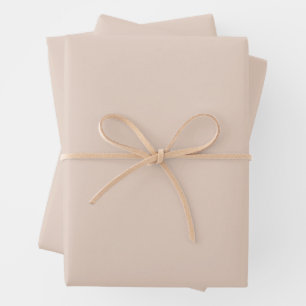Light Sandy Beige Wrapping Paper Sheets