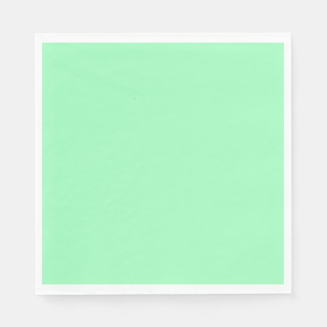 Light sea-foam napkin (Front)