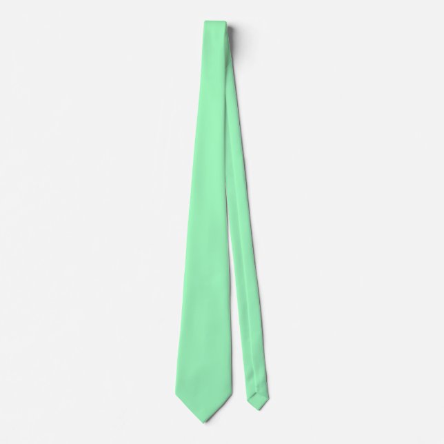 Light Sea-Foam (solid colour)  Tie (Front)